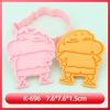 Molde de Biscoito Crayon Shin-Chan, Molde de Biscoito Desenho Animado Fumikage Tetsuji, Molde de Biscoito Impresso Realista Sakurada Nini e Aida Aida