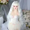 346 Pontos Bjd Ye Luoli Boneca Peruca Conjunto Acessórios de Cabelo de Bebê com Franja Cachos de Lã Disponível em Múltiplas Cores