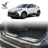Adecuado para Toyota 24 Chr Versión Europea Parachoques Trasero Modificado Protector Antirrayaduras de Acero Inoxidable Integrado Tira Decorativa