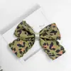 Estilo Dulce y Fresco Estampado de Leopardo Colorido Moño Tela Ropa de Muñeca Accesorios para el Cabello Accesorios DIY Materiales de Decoración para Bolsas