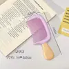 Peine para helado para niños, antiestático, para niñas con cabello largo, de dientes anchos, portátil, suave con el cabello, cabello liso, peine de bolsillo engrosado