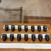 Conector Três Vias com Incrustação de Ébano para Artesanato, Pulseira DIY Feita à Mão, Acessório de Joia da Moda S3282