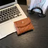 Portatarjetas de Moda Transfronteriza Versátil de Tendencia Diseño de Nicho para Mujer 2026 Nuevo de Alto Valor Billetera Corta Simple para el Día a Día