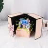 Caja de Regalo de San Valentín Transfronteriza 520 Caja de Joyería con Collar de Labial Rosa Caja de Regalo de Cumpleaños Caja de Regalo de Flores de Jabón Regalo
