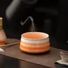 Conjunto de Chá Matcha Cerâmico Degradê Estilo Japonês com Quatro Peças, Incluindo Batedor de Matcha, Tigela de Chá e Batedor de Chá, Inspirado na Cultura do Chá da Dinastia Song