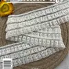 Renda 5,0 CM renda de algodão elástica tricô acessórios de vestuário atacado ponto de venda renda de algodão acessórios flores para vestuário