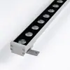 Kit de carcasa para luz lavaluces de pared aleación de aluminio perfil de aluminio exterior iluminación luz lineal LED accesorios de iluminación fuente de fábrica al por mayor