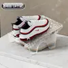 Estante de Zapatos de Almacenamiento de Doble Capa de Plástico Gabinete de Zapatos de Doble Capa Estante Gabinete Gabinete de Zapatos para el Hogar Estante de Almacenamiento de Zapatos de Múltiples Capas