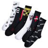 Meias Masculinas de Algodão Estilo Hong Kong Hip-Hop Meia-Calça Média Moda de Rua Ulzzang Coreana Meias Esportivas Masculinas Tendência