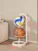 Estante de almacenamiento para baloncesto, cesta de almacenamiento de balones, estante de almacenamiento para fútbol, estante de exhibición para el hogar, organizador de almacenamiento de balones, soporte para balones