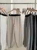 KEKEZOON Calça de Moletom Esportiva Patchwork Colorido com Listra Lateral Cintura Elástica Cordão Outono Solta Casual 8813