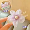 Grampo de cabelo de celebridade da Internet para meninas, artefato de cabeça de bola infantil, flor, acabamento de cabelo de verão, acessórios para cabelo de bebê e menina