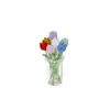 Buquê Artificial de Tulipa Esmaltada Zibo, Buquê de Flores Eternas, Decoração de Mesa, Vaso de Flores Pequeno Criativo, Artesanato Atacado