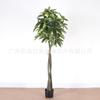 Simulación Avanzada Planta Árbol de la Fortuna Decoración Planta Verde Decoración de Interior Planta Artificial Árbol de la Fortuna Sala de Estar Planta Falsa en Maceta