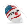 Payday Payday Máscara de Saque Máscara Facial Hawkton Máscara Payday Máscara com Bandeira do Dia da Independência Americana