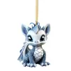 Producto Nuevo Transfronterizo Azul y Blanco Lindo Dragón Coche Decoraciones para el Hogar Decoraciones para el Árbol de Navidad Decoraciones para el Hogar