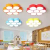 Lustre Desenho Animado para Jardim de Infância Lâmpada para Quarto de Crianças Lâmpada para Quarto de Meninas Flor Criativa Lâmpada para Sala de Aula de Instituição de Treinamento Lâmpada para Loja Mãe e Bebê