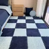 Alfombra para dormitorio, decoración de habitación, alfombra cuadrada de felpa, alfombrado completo para sala de estar, alfombrilla para mirador, alfombrilla de suelo tatami, alfombra para mesita de noche