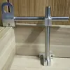 Soporte de Montaje Universal para Sensor Fotoeléctrico de Aleación de Aluminio Juego Ajustable m12/m18