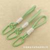 Combinación de colores creativa cuerda corta tejida de poliéster anti-pérdida taza colgante para parejas diy colgante para bolso cordón para teléfono móvil por lote