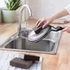 Esponja de Esmeril de Alta Densidad Limpiador Herramienta de Limpieza para el Hogar Cepillo para Lavar Platos de Cocina Artefacto para Eliminar Óxido del Fondo de Ollas Esponja Limpiadora