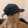 Estilo Japonés Estilo Coreano Moda Combinación Perfecta Cuadros Fresco Cintas Gorra Verano Mujer Protección Solar y Sombrilla Gorra Fotografía Combinación Perfecta