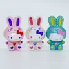 Mini Case para Teléfono con Gato, Conejo, Oso Clavado Cadena Colgante Decoración de Bolso Accesorios de Colgantes DIY