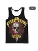 Camiseta sin mangas Rock Band Classic, Camiseta sin mangas Guns N' Roses, Chaleco de tendencia Hip Hop para hombre