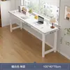 Mesa Larga para Sala de Estar en Casa, Escritorio de Computadora de Cama, Banco de Trabajo Rectangular de Doble Capa para Escritorio, Escritorio Largo Simple para Oficina