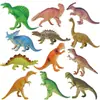 12 pequenos brinquedos de dinossauro modelo de animal dinossauro brinquedo simulação Tiranossauro Rex pulso Dragão barraca brinquedo