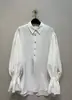 Qianhe Outono e Inverno Novo Estilo Estilo Japonês Moda Retrô Camisa Francesa Solta e Confortável Aparência Emagrecedora Top para Mulheres