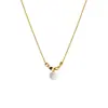 Collar de Perlas para Mujer Todo Fósforo Nicho Lujo Ligero Gama Alta Cadena de Lana con Perlas Estilo ins Nuevo Elegante Collar Venta al por Mayor