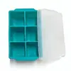 Producto popular transfronterizo: Molde de Hielo de Verano para Bebidas de Whiskey de Grado Alimenticio, Fácil de Desmoldar, Congelable y Reutilizable, Bandeja de Hielo de Silicona de 6 Cavidades
