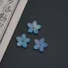 Estilo Antiguo Vidrio Flor de Cinco Pétalos Accesorios Pasador DIY Tocado Kit de Materiales Hechos a Mano Accesorios de Joyería Florales Estereoscópicos
