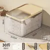 Recipiente doméstico para armazenamento de arroz, selado, à prova de insetos e à prova de umidade 10kg Tanque de armazenamento de farinha de alta qualidade de grau alimentício, recipiente de arroz para armazenamento de arroz e farinha