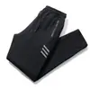 Pantalones Deportivos Finos de Verano para Hombre Largos Rectos Bolsillo Cremallera Antirrobo Comercio Exterior Stock Listo Venta al por Mayor Pantalones de Chándal Casuales