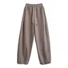 Pantalones Deportivos Jogger de Calle Estilo Americano para Mujer, Nuevo Estilo Primavera, Corte Holgado, Pantalones Deportivos Jogger Adelgazantes, Pantalones Casuales Harem de Pierna Recta