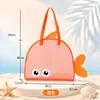 Bolsa de Almacenamiento para Juguetes de Playa para Niños, Bolsa de Malla de Gran Capacidad, para Natación al Aire Libre, Lado del Mar, Transportar Traje de Baño, Bolso de Malla