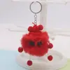 En Stock 9 Colores Dibujos Animados Imitación Pelo de Conejo Bola Colgante Bola de Felpa Accesorios Colgante de Muñeca Creativo Venta al por Mayor