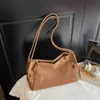 Bolsa Retro Esmerilada para Viajes Cotidianos Otoño e Invierno 2025 Nueva Bolso de Hombro Grande de Capacidad para Mujer Bolsa de Tote para Salidas de Estudiantes Universitarios