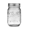 Frasco de Mason 16oz Frasco de Vidrio Mason Ensalada de Verduras Mermelada Frasco Sellado Frasco para Bebidas Frías Taza de Mason Exclusiva Transfronteriza