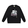 Comercio exterior transfronterizo marca de tendencia estilo japonés BAPE cabeza de tiburón estampado de letras unisex sudadera con cuello redondo colección