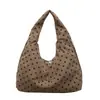 Bolso de mano con lunares minimalista transfronterizo para debajo del brazo para mujer, nuevo estilo 2026, bolso de mano y bolso de hombro versátil de alta gama de pana