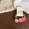 Nuevo Clip BB de Estrellas y Corazones a Cuadros Rojos, Lazo para el Cabello, Pasador, Pinza Lateral, Banda Elástica