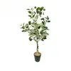 Decoraciones de Plantas Verdes Artificiales Transfronterizas, Olivo, Flores Falsas, Flores Artificiales, Árbol de Camelia Plantado en el Suelo, Árbol de Zumaque, Plantas en Maceta de Limón y Naranja
