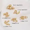 Contas Espaçadoras Atacado Cor Dourada 14K Conserva Cor Pequenas Formato de Arroz Pílula Contas Ovais Acessórios para Joias Pulseira DIY Contas