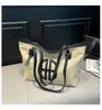 Bolso de Axila de Gran Capacidad para el Trayecto Diario Nuevo Bolso para Mujer 2025 Bolso de Hombro Casual y Elegante Bolso Tote con Costuras Elegantes de Color Contrastante