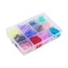 Nueva caja transfronteriza para manicura, varios modelos, Macaron, cristal transparente, película extensible para manicura, herramientas para uñas