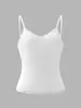 Moda Transfronteriza Europea y Americana de Amazon Estilo Nuevo Pura Deseo Sexy Dulce Ribete de Encaje Versátil Camisola de Cuello en V