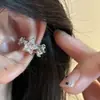 Pinzas para Orejas~Pinzas para Orejas de Zirconia con Diamantes Completos, Sencillas, Modernas y Exquisitas, Pinzas para Hélice Auricular sin Perforar, Lujo Ligero, Pendientes de Gama Alta y Elegantes